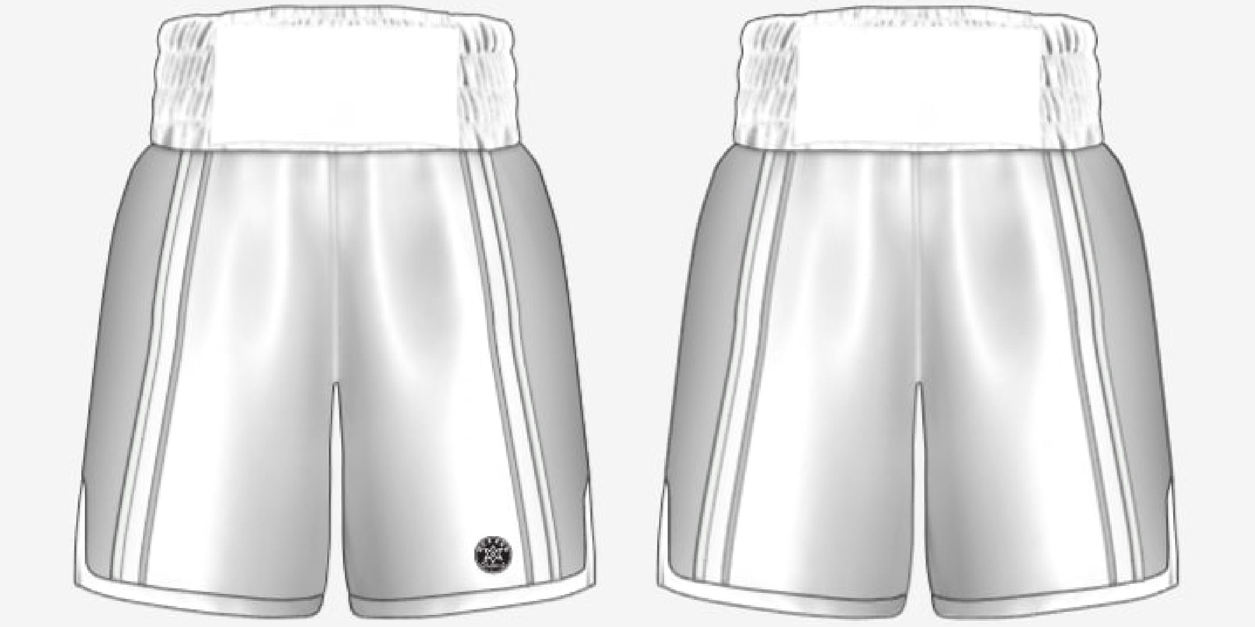 Side Stripe Luxury II New | Custom Boxing Shorts & Trunks | Boxxerworld